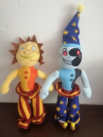 Jucarii desene animate( 3 ani +) - Set 2 Jucarii PLus Fnaf Final BOSS Moon Clown Sundrop  Five Nights at Freddy's