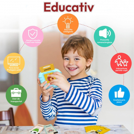 Table educative (3 ani +) - Cititor carduri copii Limba Romana si Engleza