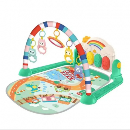REDUCERI - Saltea Bebe cu Pian si Arc cu Jucarii Interactive Hunger