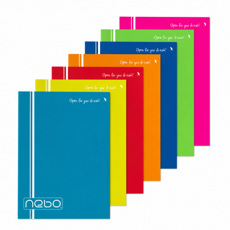 Accesorii de Scoala - Set 10 Caiete A4, 60 File, Dictando, Coperta PP, Nebo