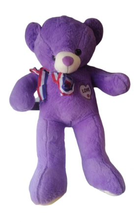 Jucarii desene animate( 3 ani +) - Ursulet din plus cu inima 70 cm
