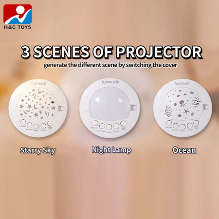 Jucarie de Plus Oita Lumina de Noapte, Proiectie si Muzica [1]