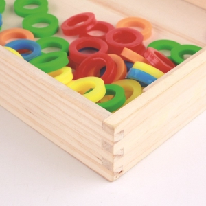 Tabla Educativa 3 in 1 Lemn Cifre si Operatii Matematice [6]