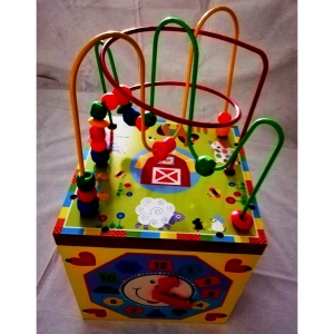 Cub educativ din lemn Ferma 5 in 1 [3]