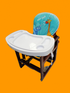 Scaun si Masuta de Lemn 2 in 1 Baby Care [1]