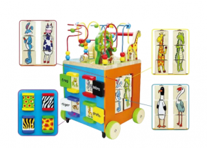 Antepremergator Lemn Montessori Zoo Jumbo [4]