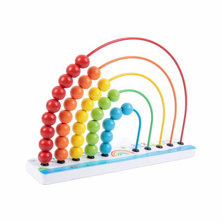 Abac multicolor din lemn [2]