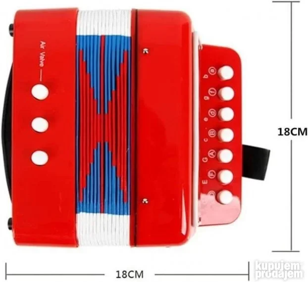 Acordeon de jucarie pentru copii cu 7 taste [1]