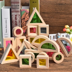 Cuburi senzoriale montessori din lemn cu fereastra acrilica [3]