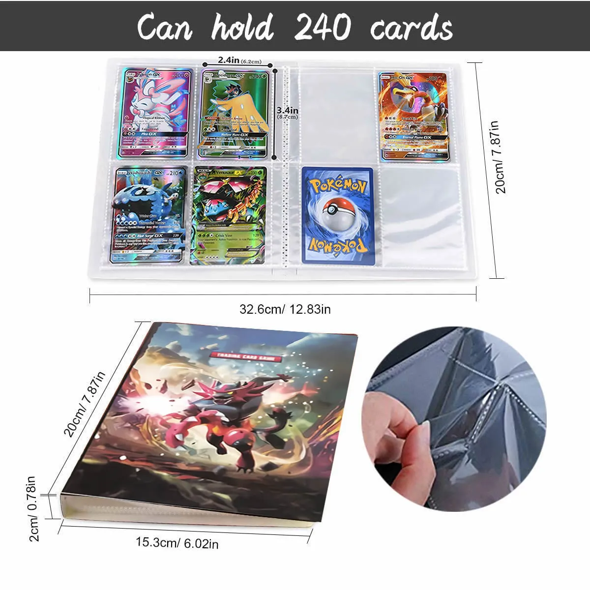 Album Carti de colectie Pokemon  Album CradurI Pokemon 240 de carduri [5]
