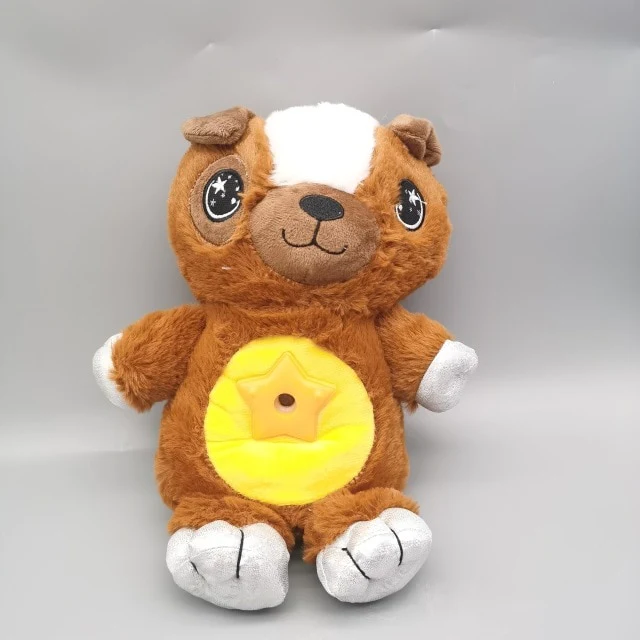 Jucarii din Plus - Mascote din Plus(3 ani +) - Animal de pluș cu proiector de lumină Catelus