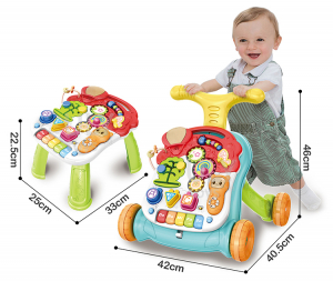 Antepremergator copii 3 in 1 Musical Stroller [6]