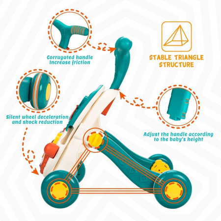 Antepremergator si Masuta Activitatii Copii 2 in 1 Huanger [6]
