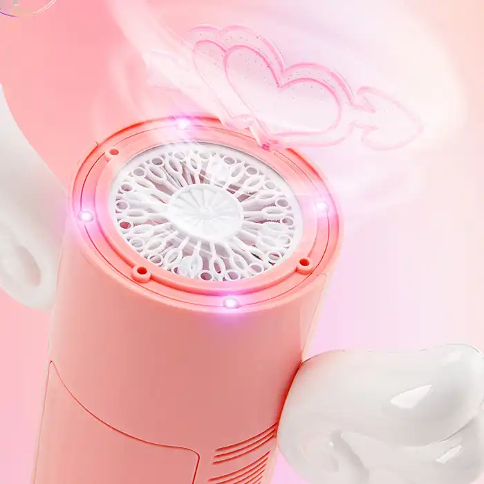 Aparat de facut bule Heart Bubble Maker – Lumina & Muzica pentru Copii [1]