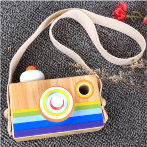 Papusi -Casute- Masute infrumusetare ( 3 ani +) - Aparat foto din lemn copii - Camera foto din lemn de jucarie