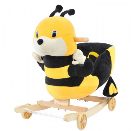 Balansoare /Scaune Bebe - Balansoar muzical din plus Albinuta 2 in 1