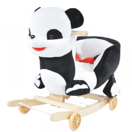 Balansoare /Scaune Bebe - Balansoar muzical din plus Urs Panda 2 in 1