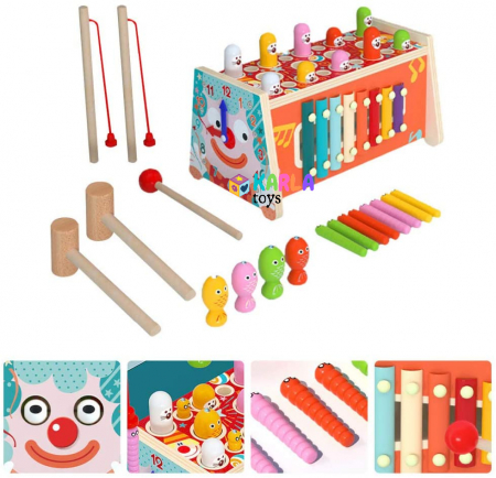 Banc de lucru din lemn multifunctional 6 in 1 [1]
