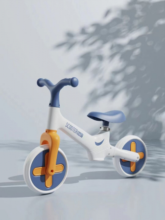 Masinute Biciclete cu si fara pedale - Bicicleta Ergonomica de Echilibru Balance Start – Bicicleta Fara Pedale Alba