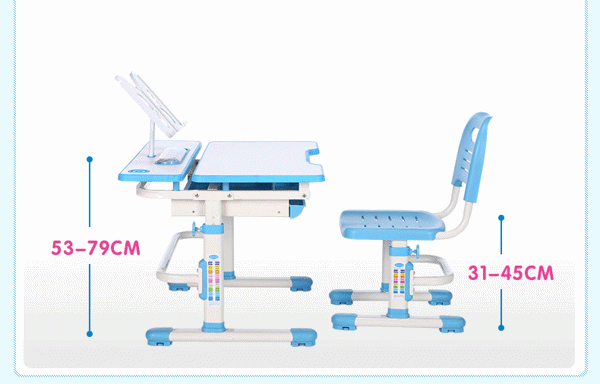 Mobilier si accesorii - Set birou cu scaun reglabil cu lampa