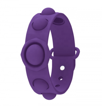Jucarii Copii - Bratara senzoriala Pop It  Push Bubble Fidget din silicon