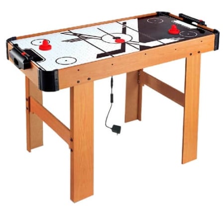 Jucării exterior - Air Hockey de Masa pentru Copii – Joc Interactiv pentru 2 Jucatori, Contor Scor Manual