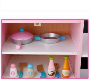 Bucatarie de Lemn Copii Catel cu Accesorii [4]