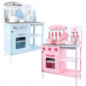 Jucarii Copii - Bucatarie din Lemn cu Sunete si Lumini Kitchenette