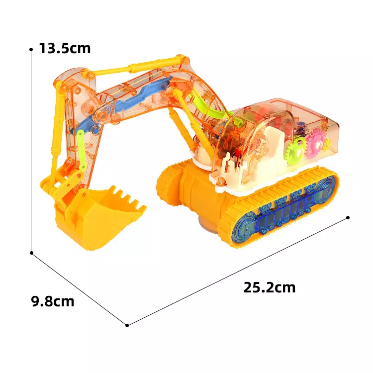 Jucarie Interactiva Excavator cu Lumini si Sunete [7]