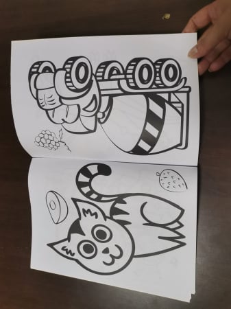 Set 3 Carti  de colorat pentru Copii cu desene Mari [14]