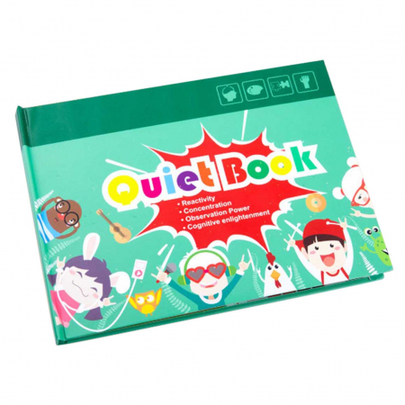 Table educative (3 ani +) - Quiet Book Carte cu Activitetii Puzzle cu Stickere Reutilizabile Busy Book