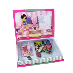 Carte Magnetica cu Piese Puzzle Princess Dress Up [2]