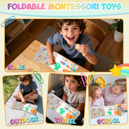 Carte Magnetica Montessori Alfabet + Matematica, 26 Piese, 3 Ani+ [2]