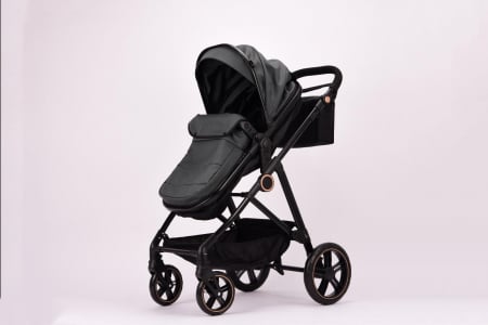 Carucior 2 in 1 Reversibil cu Landou Transformabil in Sport Cadru Aluminiu Gri [5]