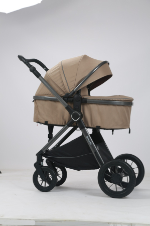 Carucior Bebelusi 3 in 1 Luxmom Bej – Landou, Sport, Scoica Auto [4]