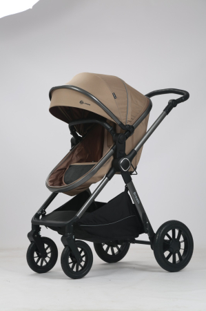 Carucior Bebelusi 3 in 1 Luxmom Bej – Landou, Sport, Scoica Auto [2]