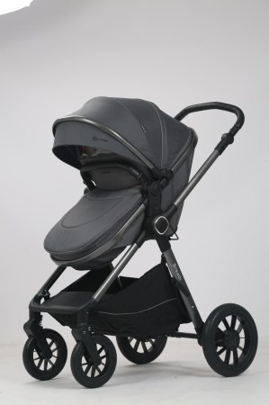 Carucior Bebelusi 3 in 1 Luxmom Gri – Landou, Sport, Scoica Auto [2]