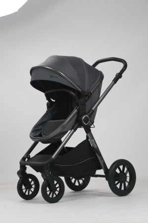 Carucior Bebelusi 3 in 1 Luxmom Gri – Landou, Sport, Scoica Auto [3]