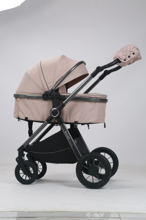 Carucior Bebelusi 3 in 1 Luxmom Crem – Landou, Sport, Scoica Auto [6]