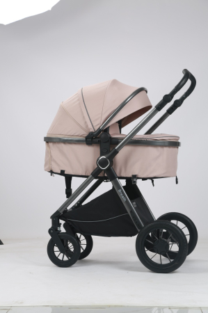 Carucior Bebelusi 3 in 1 Luxmom Crem – Landou, Sport, Scoica Auto [4]