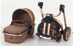 Carucior copii 3 in 1 transformabil 360" sasiu aluminiu -Scoica [5]