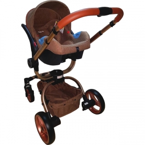 Carucior copii 3 in 1 transformabil 360" sasiu aluminiu -Scoica [2]