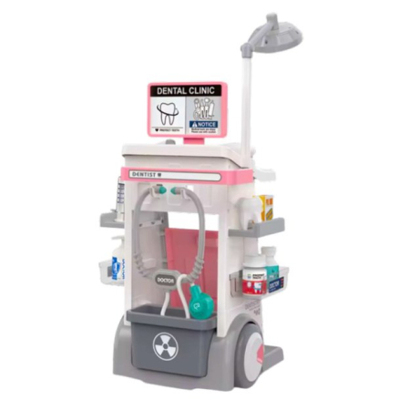 Carucior Doctor Stomatolog pentru Copii cu Lumina si Sunet – Set Medical de Joc de Rol [4]