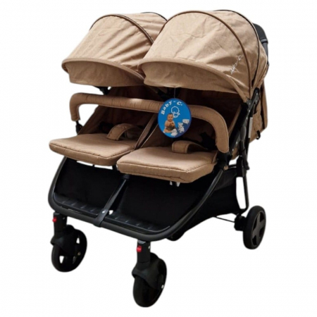 Carucioare nou nascuti - Carucior 2 in 1 pentru Gemeni BABY CARE PRO P798 – Pliabil