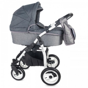Carucioare nou nascuti - CARUCIOR MODULAR 3 IN 1 COCCOLLE GIOIA  HUSA DE PICIOARE- PLOAIE