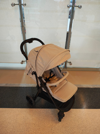 Carucioare sport - Carucior Nou-Nascuti BABY CARE PRO YK78 – Pliabil, Maner Reversibil Bej