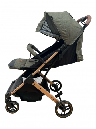 Carucior Sport Compact si Pliabil Tip Troller, cu pliere pentru avion, Verde [1]