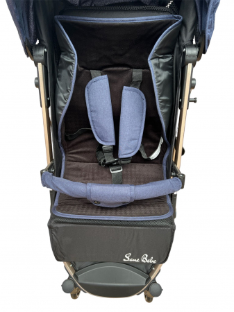 Carucior sport cu pozitie de somn, albastru [4]