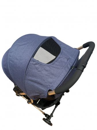 Carucior sport cu pozitie de somn, albastru [5]