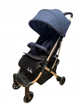Carucior sport cu pozitie de somn, albastru [3]
